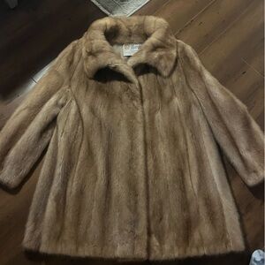 Authentic Mink Fur Coat